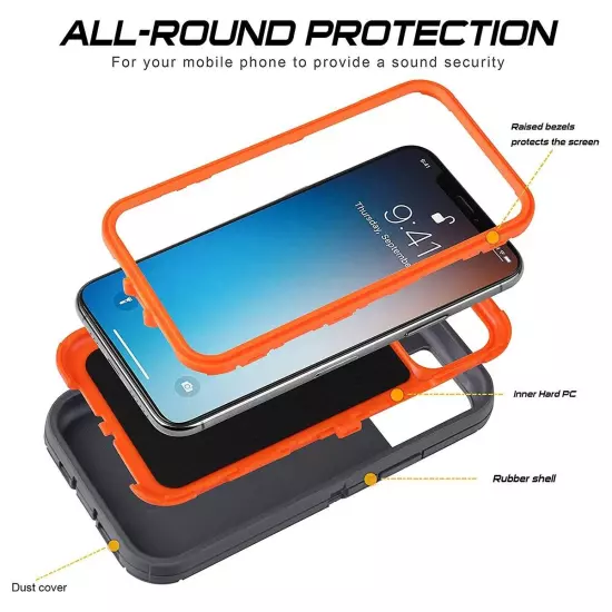 For Samsung Galaxy S21 /S21+ /S21 Ultra Shockproof Hard Case + Screen Protector