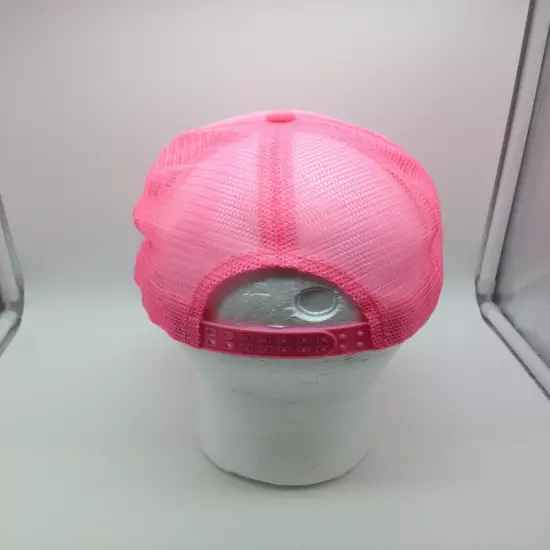 Adjustable Pink Barbie Hat Cap Cobra Brand Adult Adjustable Snap Mesh Back