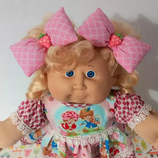 Cabbage Patch Kids 16" Clothes Only Strawberry Shortcake Dress OOAK Handmade