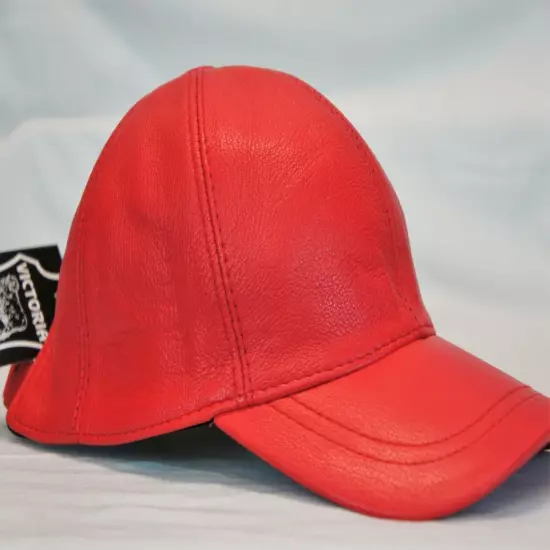 New 100% Real Genuine Lambskin Leather Baseball Cap Hat Sports Visor 40 COLORS