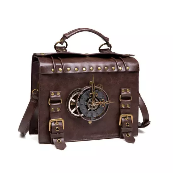 New Ladies Handbag Steampunk Retro Style Ladies Fashion Shoulder Crossbody Bag