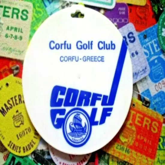 vtg - PGA Golf Bag Tag - CORFU GOLF CLUB gc - Corfu France