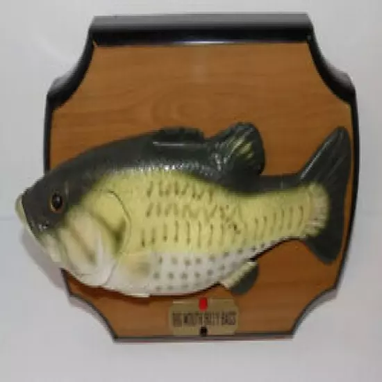 1999 Big Mouth Billy Bass Singing Fish Take Me to the River Don't Worry Be Happy