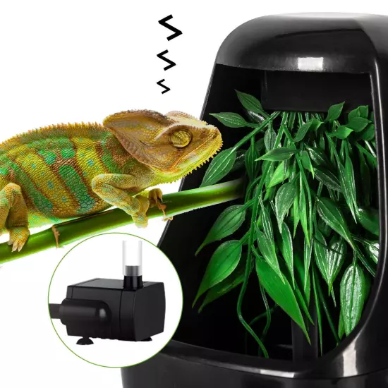  Automatic Reptile Dripper Drinking Fountain Water Dispenser for Chameleon