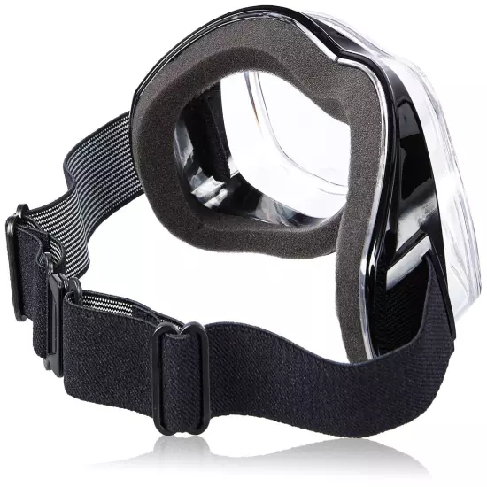 Airfoil Padded 'Fit Over Glasses' Riding Goggles (Black Frame/Clear Lens)