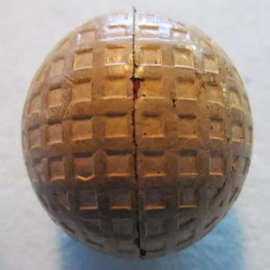 VINTAGE USED MESH RUBBER PRACTICE GOLF BALL VERY SOFT-HARD TO FIND