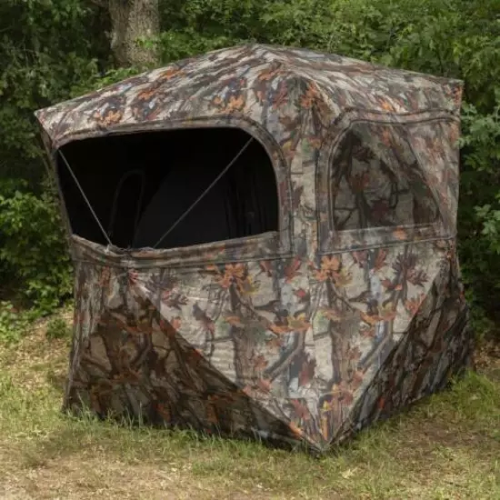 GR351BT Barronett Blinds Grounder 350 Hunting Hub Blind Woodland Bloodtrail Camo