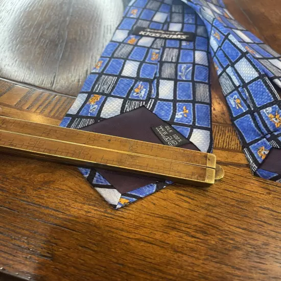 BLUE DRESS SUIT DESIGNER NECKTIE TIE FREE SHIPPING