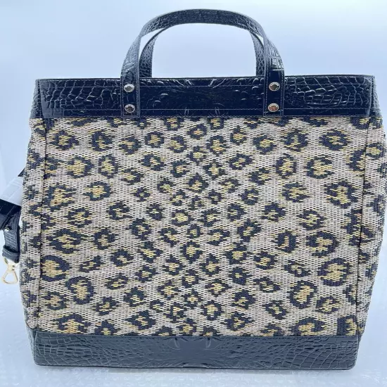 Brahmin Miriam II Multi Tybee X-Large Tote Handbag Cheetah Print NWOT NEW