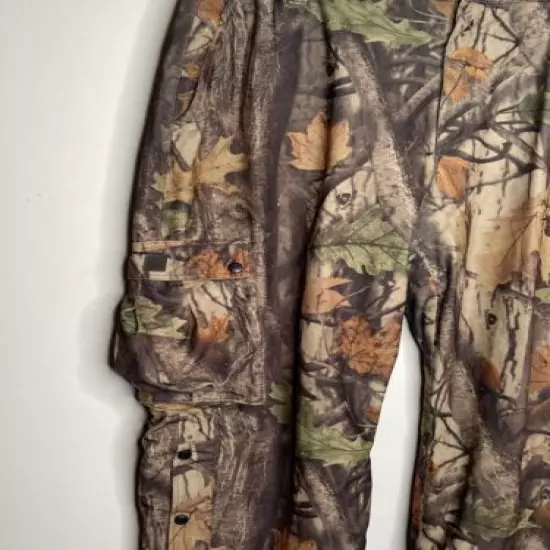 Military XL Cargo Pants Camo Camouflage Big Bill Hunting Mens Extendable Fleece