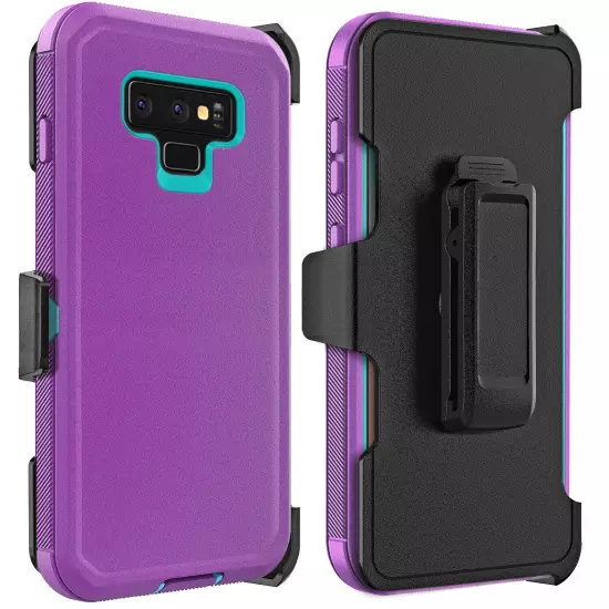 For Samsung Galaxy Note 9 Heavy Duty Shockproof Phone Case Cover / Belt Clip