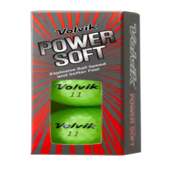 Volvik POWER SOFT Explosive Ball Speed Golf Balls 2 Dozen (24 Balls) 