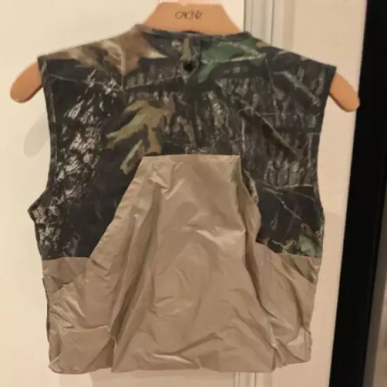 VINTAGE Game Winner Camo Hunting Vest Full Zip One Size