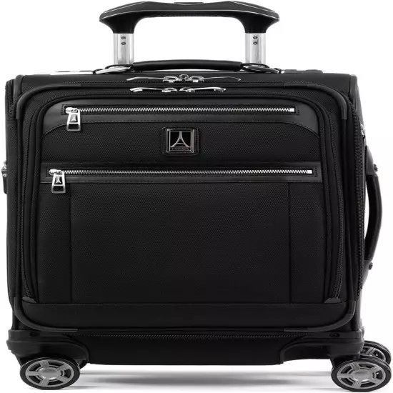 Travelpro Platinum Elite Softside Expandable Luggage 20in Black Suitcase