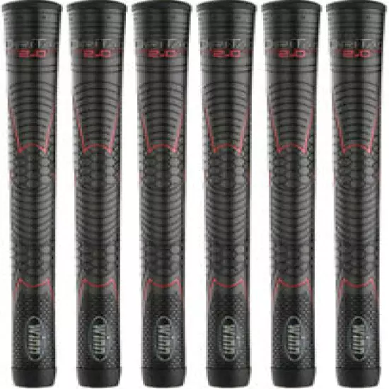 Winn DRI-TAC 2.0 Standard Size Golf Grips - Set of 6