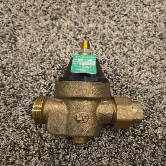 Water Pressure Reducing Valve Watts Series N55B-M1 3/4" Fpt