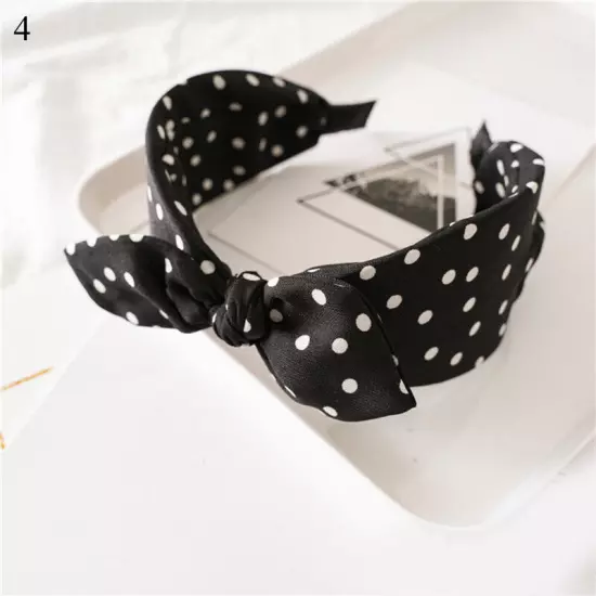 Women Headband Boho Floral Alice Band Fashion Twist Knot Headbands Soft Hairband