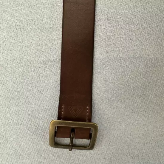 Hollows Leather Rail Belt, Natural Chromexcel, 37.5" to Middle Hole