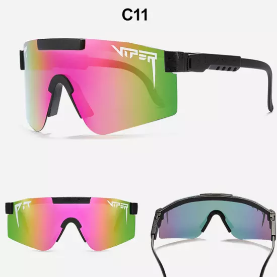 Integrated Lenses Polarized Sunglasses Wind Goggles Cycling Eyewear