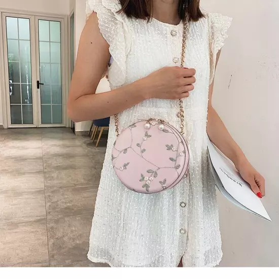 Pu Leather Crossbody Bags Women Shoulder Bag Flowers Female Handbags Travel