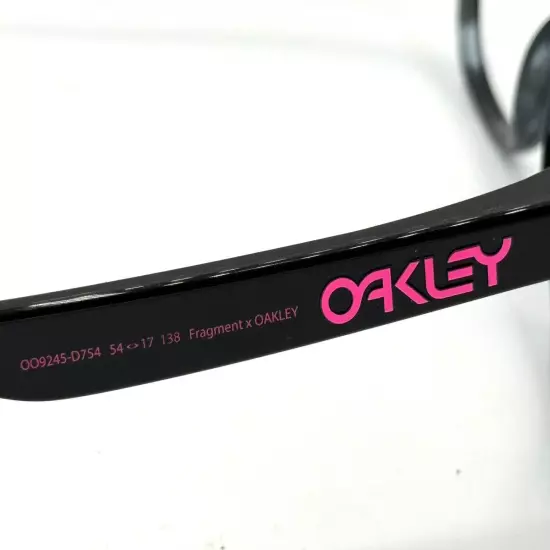 NEW OAKLEY FROGSKINS X FRAGMENT BRIGHT PINK FRAME- TRANSLUCENT & POLISHED ARMS