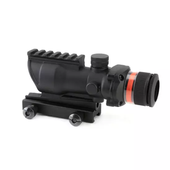 Hunting Rifle Scope Optic Sight 4X32 Airsoft Real Red Fiber Source