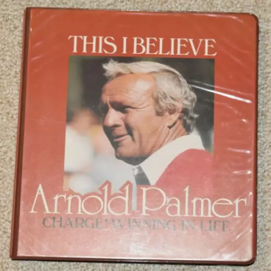 THIS I BELIEVE by Arnold Palmer Charge! Winning in Life 6 Cassette Set Golf