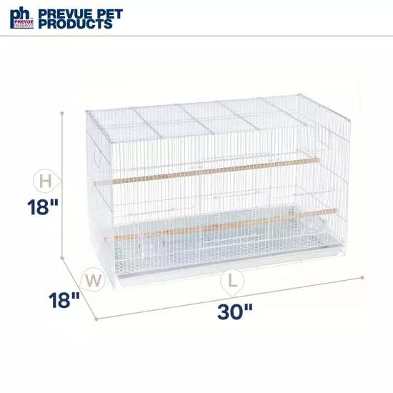 Prevue Pet Products Flight Cage Metal Steel Bird Crate, Multi-Bird Home Stack...