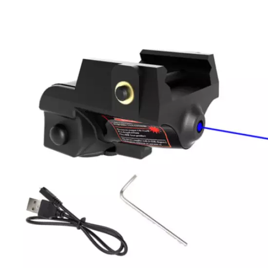 Compact USB Rechargeable Pistol Gun Laser Sight For Glock 17 19 Taurus G2c G3C 