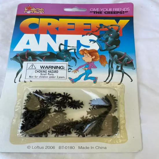 Vintage Creepy Fake Ants Halloween Prop Gag Gift Joke Prank NEW