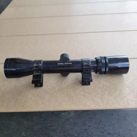 BUSHNELL SPORTVIEW 3 X 9 X 32 SCOPE W/SCOPE RINGS