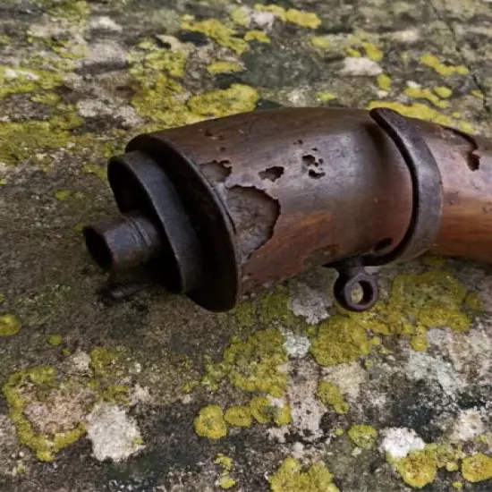 16th - 17th Century European Powder Horn / Flask