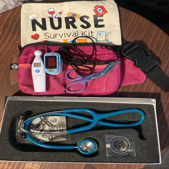 Nurse Fanny Pack, Steth, Pulsox, Thermom, Pen Utensil Bag. For The Organized!!