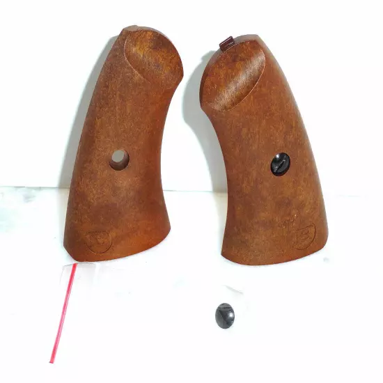 New Original OEM Barra Schofield No. 3 CO2 Revolver Simulated Walnut Grip Set!