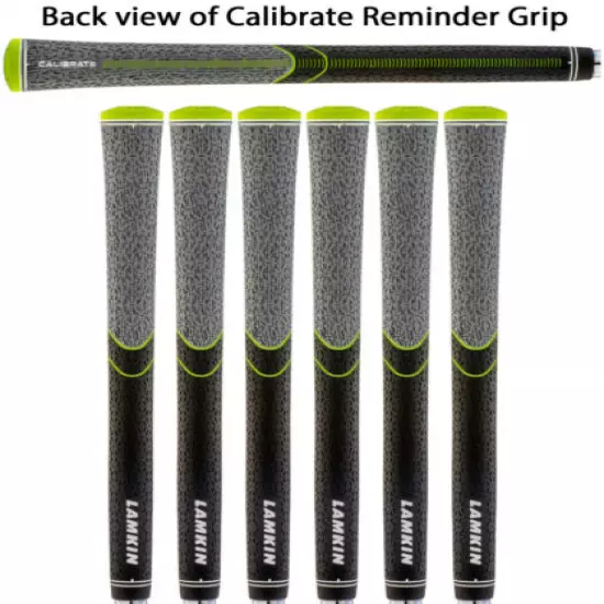 Lamkin ST+2 Hybrid Midsize (+1/16) Golf Grip with Calibrate - Set of 6