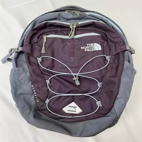 The North Face, Gray / Plum Purple Borealis Backpack - Clean, Functional, Ready