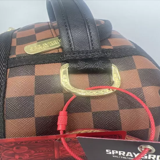 sprayground backpack limited edition B5991-brown Prive$120.00 Vegan Leather