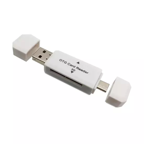 Card Reader 2 in 1 Type C SD TF Card Reader USB 2.0 Card Reader for PC|