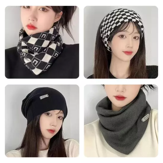 3 In 1 Winter Warm Men Women Neck Gaiter Polar Fleece Face Mask Thermal Scarves-