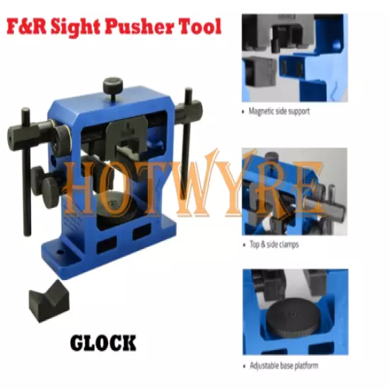 NcStar VTUFNR Heavy Duty Universal Pistol Front & Rear Sight Pusher Tool