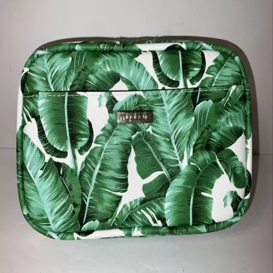 Myabetic Diabetes Organizer Case T1D T2D Glucometer Case Palm Leaves New Green