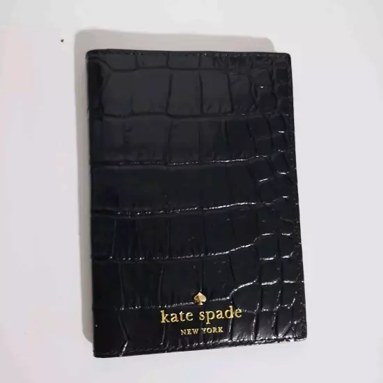 Kate Spade New York, Leather Passport Holder Case Black