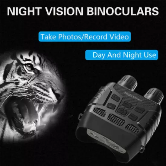 Digital IR Night Vision Hunting Binoculars Scope CAMERA Zoom Recorder + 32GB