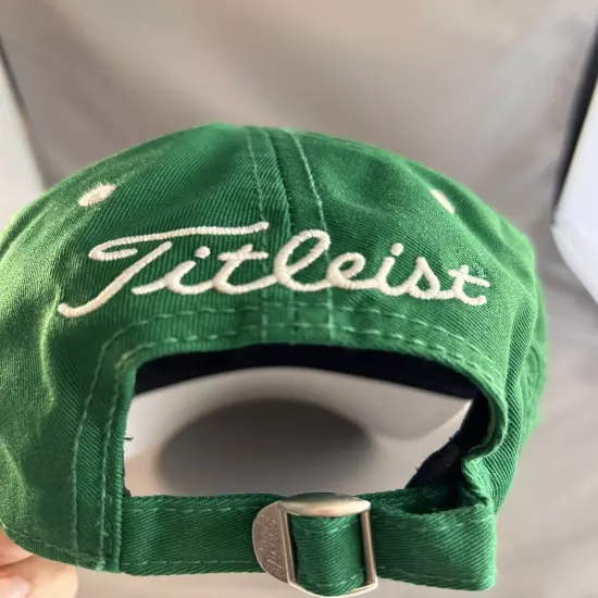 Titleist Green And White Golf Cap by NEW ERA Adjustable With Magnet!