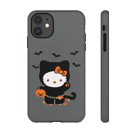 HALLOWEEN HELLO KITTY Phone Case, iPhone and Samsung Glossy Tough Phone Cases