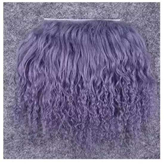 2x4" Tibetan Lamb Mohair for Doll Wigs Mongolian Curly Fur Hair Reroot Doll Hair