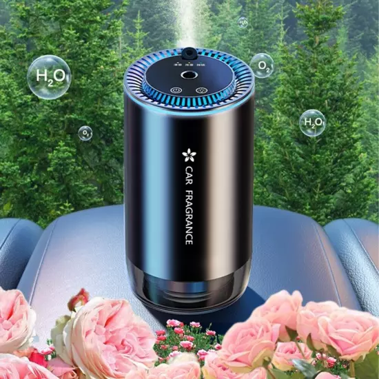 Air Diffuser Car Perfume Aluminium Alloy+PC Material Built-in USB Port