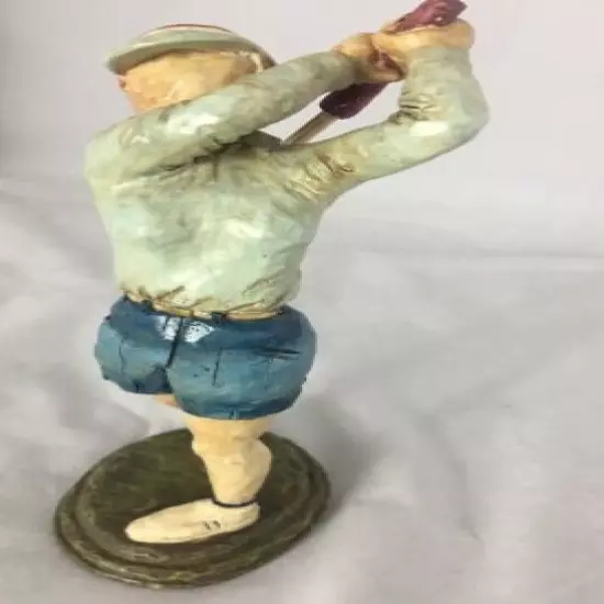 8" Golf Figurine THE PERFECT SWING 2002 Cast Art Industries We the People