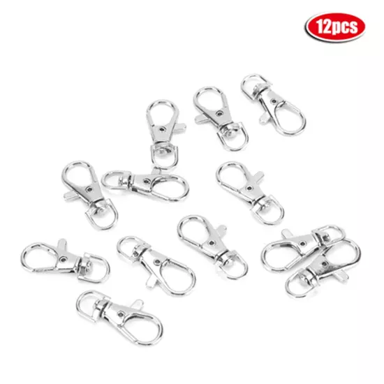 12 Pcs / Pack Iron Anti Escape Pet Bird Cage Door Buckle Lock Claw Trigger` Snap