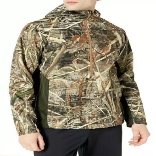 New Under Armour Hooded Hunting Jacket Skysweeper Realtree Camo Mens Medium